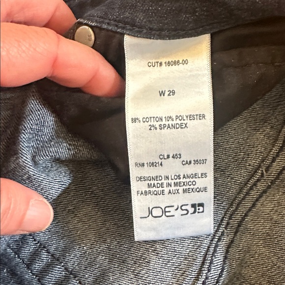 Joe’s Jeans The Skinny Dark Wash Mid-Rise Stretch Denim Jeans Size 29 - Picture 5 of 6
